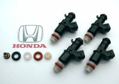 Комплект 4шт, Форсунка/Инжектор Honda 16450-RB0-003 (Оригинал) в Большом Камне Инжектор, форсунка. Honda Jazz Honda Civic Honda City Honda Fit, GE6, GE7 L12B1, L12B2, L13Z1, L13Z2, L15A7, K20Z4, N22A2, R18A2, L13A