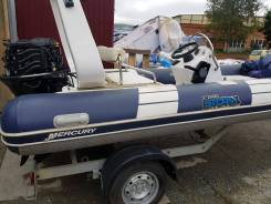 Лодка RIB Stormline 500 с консолью и тиковой палубой. Ю. Корея во Владивостоке Stormline. 2015 год, длина 5,00 м., двигатель без двигателя, 60,00 л.с., бензин