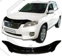 Дефлектор капота Toyota Rav4 XA30 2010–2013 (Classic черный) 511 в Благовещенске Дефлектор капота. Toyota RAV4, ACA33, ALA30, ZSA30, ZSA35 Toyota Classic 2ADFTV, 2AZFE, 3ZRFAE