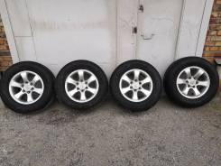 Комплект колес Land Cruiser Prado 265 / 65 R17 оригинал в Новосибирске в Новосибирске Комплект колес Land Cruiser Prado 265 / 65 R17 оригинал в Новосибирске. 7.5x17" 6x139.70 ET30 ЦО 106,1 мм.