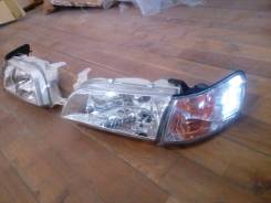 Комплект фар хрусталь Toyota Corolla 1991-02 г. в. в Омске Фара. Toyota Corolla, AE100, AE104, CE100, CE101, EE108G, AE101G, EE100, AE109V, CE107V, AE101, CE105V, EE107V, AE104G, CE100G, EE106V, EE101, CE109V...