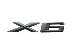 Шильдик на багажник BMW X6 черный в Москве Шильдик на багажник BMW X6 черный