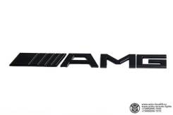 Шильдик на багажник AMG для Mercedes-Benz черный в Москве Шильдик на багажник AMG для Mercedes-Benz черный