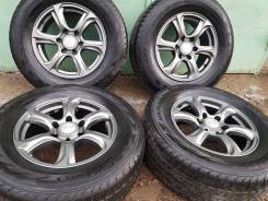 Колеса диски+шины 265/65/17 хорошая резина Prado/Pajero/Surf/Hilux в Чите Колеса диски+шины 265/65/17 хорошая резина Prado/Pajero/Surf/Hilux. 7.5x17" 6x139.70 ET30 ЦО 106,0 мм.