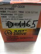 JD JBP0008 Колодки тормозные, передние в Хабаровске Колодки тормозные. Nissan: Liberty, Cedric, Maxima, R'nessa, Cima, Leopard, Gloria, Stagea, Avenir, Prairie Infiniti Q45, G50 Infiniti M35, G50...