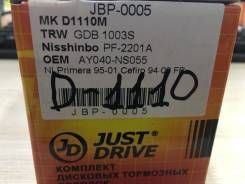 JD JBP0005 Колодки тормозные, передние в Хабаровске Колодки тормозные. Nissan: Teana, Wingroad, Bluebird, Primera Camino, Maxima, Avenir, Primera, Sunny, Silvia, Skyline, 180SX, Laurel, Stagea, Cefiro...