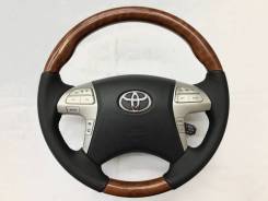 Анатомический руль под дерево с утолщением для Toyota Camry 40 в Томске Руль. Toyota: Premio, Allion, Mark X Zio, Blade, Voxy, Camry, Noah, Estima Hybrid, Corolla, Highlander, Kluger V 1AZFSE, 1NZFE, 1ZZFE, 2ZRFAE, 2ZRFE...