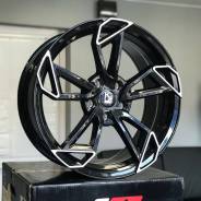 Koko Sl521 (Design z-performance) 18x8 5x114.3 Black Machine FACE в Москве Replica. 8.0x18", 5x114.30, ET35, ЦО 73,1 мм.