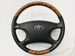 Оригинальный руль с косточкой под дерево Toyota в Томске Руль. Toyota: Allion, Windom, Allex, Aurion, Aristo, Ipsum, Verossa, Avensis, Estima Hybrid, Corolla, Altezza, Opa, Estima, Avensis Verso, Vista, Mark...