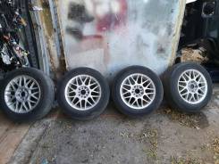 Диски с резиной 15" 195/65 R15 в Краснодаре Bridgestone. 6.5x15", 5x100.00, 5x114.30, ET48
