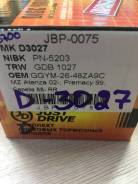 Тормозные колодки JUST Drive JBP0075(D3027) в Хабаровске Колодки тормозные. Mazda: Atenza, Premacy, 626, Cronos, Familia, RX-7, Savanna RX-7, Mazda6, MPV, 323, Capella Mitsubishi Starion, A182A, A183A, A184A...