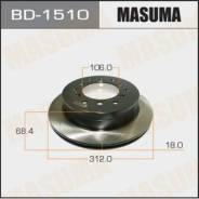 Диск тормозной задний Toyota LAND Cruiser Prado 78/95/120 Masuma Masuma BD1510 в Охе Диск тормозной задний TOYOTA LAND CRUISER PRADO 78/95/120 Masuma Masuma BD1510
