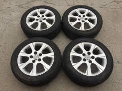 Комплект колес Toyota R16 5*114.3 Bridgestone Playz 205/55/16 в Бийске Комплект колес Toyota R16 5*114.3 Bridgestone Playz 205/55/16. 6.5x16" 5x114.30 ET50 ЦО 60,1 мм.