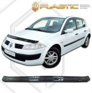 Дефлектор капота Renault Megane хетчбек 2003–2006 (Мухобойка) в Красноярске Дефлектор капота. Renault Megane, KM0C, LM0G, BM, CM0C, LM1F, LM0B, BM0W, KM02, KM05, BM16, EM0G, BM0C, KM, KM0F, EM0C, BM1K, CM0B, EM1K, LM0C, CM1K...