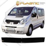 Дефлектор капота Renault Trafic 2001 (Мухобойка) в Красноярске Дефлектор капота. Renault Trafic, JL Двигатели: M9R630, F9Q760, M9R786, G9U730, G9U630, F4R820, F4R720, M9R780, M9R692, M9R782, F4R722, F9Q762