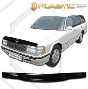 Дефлектор капота Toyota Crown 1988 (Мухобойка) в Красноярске Дефлектор капота. Toyota Crown, GS130, GS130G, GS130W, GS131, GS131H, JZS130G, JZS131, JZS133, JZS135, LS130, LS130G, LS130W, LS131, LS131H, MS135, MS...