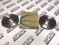 Комплект передних тормозных дисков Toyota G-brake GR-02072 (Japan) во Владивостоке Диск тормозной. Toyota: Scepter, Ipsum, Camry Gracia, Gaia, Picnic, Mark II Wagon Qualis, Camry, Mark II 5SFE, 3CTE, 3SFE