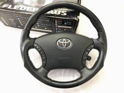 Анатомический руль "Fledermaus" с косточкой черное дерево для Toyota в Томске Руль. Toyota: Alphard Hybrid, Camry, Picnic Verso, Estima Hybrid, Land Cruiser Prado, 4Runner, Highlander, Hilux, Alphard, Avensis Verso, Estima, Hilu...