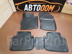 Модельные коврики в салон Mitsubishi Outlander 2012г + (полиуретан) в Уссурийске Коврик. Mitsubishi Outlander, GF2W, GF3W, GF4W, GF7W, GF8W, GG2W, GG3W 4B11, 4B12, 4J11, 4J12, 4N14, 6B31