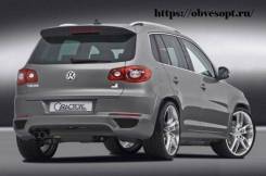 Юбка заднего бампера Caractere Volkswagen Tiguan во Владимире Губа. Volkswagen Tiguan