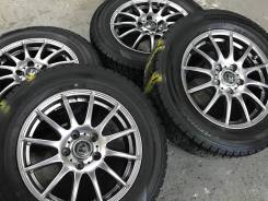 Claire R16 5*114.3 6.5j et53 + 215/60R16 Dunlop DSX-2 2014 в Хабаровске Claire R16 5*114.3 6.5j et53 + 215/60R16 Dunlop DSX-2 2014. 6.5x16" 5x114.30 ET53. Под заказ