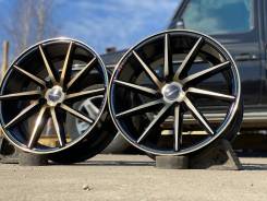 Топовые Vossen CVT R17 4-100 Black+Bronze