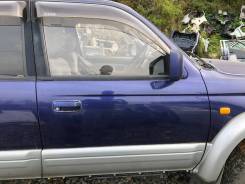 Дверь передняя правая синяя(8L7) Toyota Hilux Surf KZN185 132000km