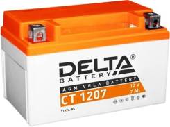 Мото аккумулятор Delta CT-1207 фото