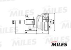  Opel Astra/Vectra 1.6-2.2 95-05  (ABS) Miles GA20350 
