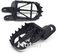  DRC Wide Foot Pegs CrMo mid XR250 96-04, CRM250 91-98 