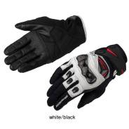  Komine GK-224 Carbon Protect Leather Mesh Gloves 3XL, Black 