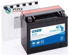  MOTO AGM 18Ah 270A 175x87x155  ETN 1  M04 Exide ETX20HBS 
