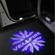 Проекция логотипа в двери (подсветка дверей) Toyota Vellfire фото