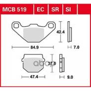 .   84,9X42,4X7/47,4X37x9 Moto Adly / Aeon / Aprilia / Cpi / E-Ton / Fantic / Hyosung / Italjet / Kawasaki / Keeway / Muz / Pgo / Rex / Sachs / Suzuki / Tgb / Tm / Rieju TRW . MCB519 