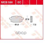 .   61X27x7,3 Moto Adly / Fantic / Garelli / Malaguti / Mbk / Peugeot / Pgo / Siamoto / Sym / Tgb / Yamaha TRW . MCB590 