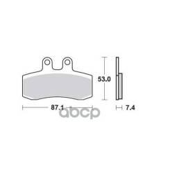  . . 87.0 X 53.0 X 7.5 Mm Moto Aprilia / Mz TRW . MCB652 