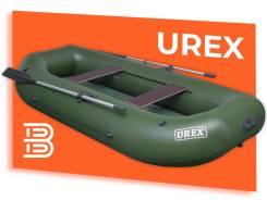 Надувная лодка ПВХ UREX-25, НД, зеленая фото