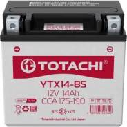 АКБ для мото Totachi AGM YTX14-BS, R, 14 Ач, CCA 190A, 150*87*148 Totachi 90214 фото