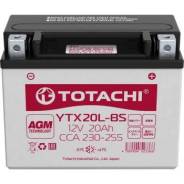 АКБ для мото Totachi AGM YTX20L-BS, L, 20 Ач, CCA 255A, 175.5*86.5*152.5 Totachi 90020 фото