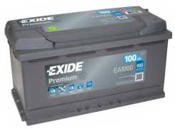Аккумуляторная батарея! 19.5/17.9 евро 100Ah 900A 353/175/190 Carbon Boost Exide EA1000 Exide EA1000 Premium_ фото