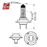  H7 12V 55W PX26d X-tremeVision Moto 12972XVBW 