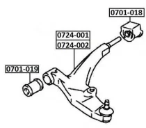 ����� �������� ������ Suzuki Suzuki : Baleno 97-02 ASVA 0724-001 ����