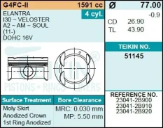������� ��������� Teikin 51145 STD (4��/����) ����