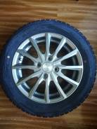 Продам одно колесо + диск Dunlop wm01 155/65/14, leben r14 /4,5 et 42