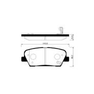      Hyundai Santa Fe (CM) (2006-2012), Kia Sorento (2009>) HSB HP1043 