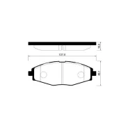 ������� ��������� �������� Chevrolet Spark (M200) 05-, Daewoo Matiz (M100/200/250) 98- HSB HP2002 ����