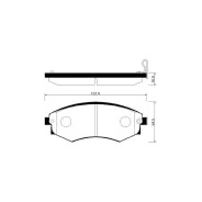������� ��������� �������� �������� Hyundai Lantra (1996-2000) HSB HP4004 ����