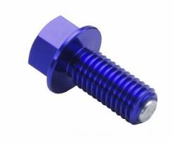    Zeta Magnetic Drain Bolt M12x15-P1.5 Blue, ZE58 