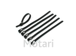   DRC Release Tie Wrap Black 150 mm 6pcs 