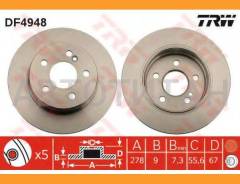    Mercedes C W204 DF4948 TRW DF4948 